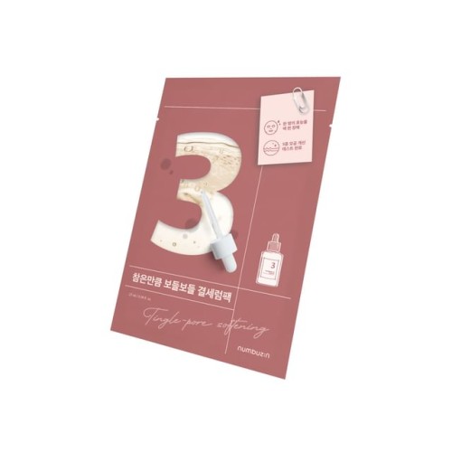 Numbuzin - No.3 Tingle-Pore Softening Sheet Mask (27G)